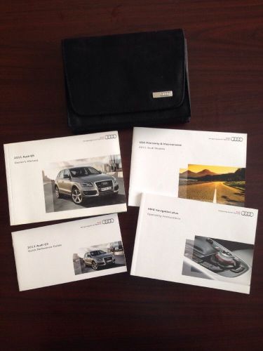 2011 audi q5 owners manual and case complete set