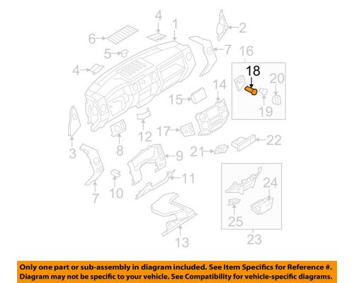 Ford oem front console-power outlet bl3z19n236a