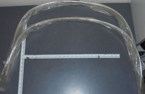 1970 mustang rear quarter wheel well molding moulding trim chrome pair new