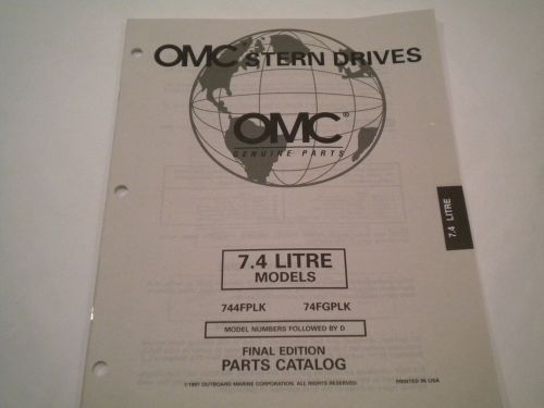 Oem parts catalog omc evinrude johnson king cobra 1998 7.4l