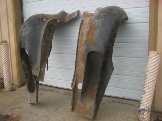 1935 packard twelve and super eight  front fenders (welled)(pair)