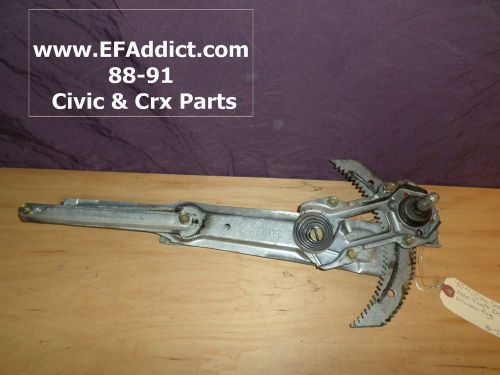 90-91 civic sedan window regulator passenger side front door