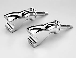 00-07 shadow sabre 1" chrome handlebar clamps & risers