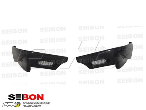 Seibon carbon fiber ts-style carbon fiber rear lip subaru impreza, wrx, sti 06-0