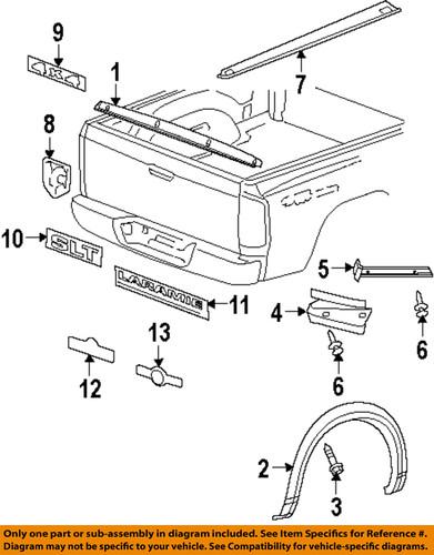 Ram trucks oem 5182364ab pick up box-protector