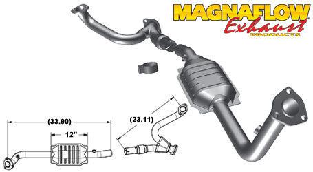 Magnaflow catalytic converter 23635 acura,isuzu slx,trooper