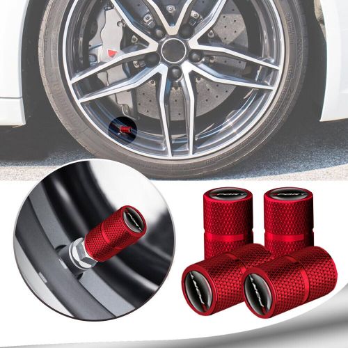 4pcs universal car tire valve stem caps aluminium alloy seal cover accessories -