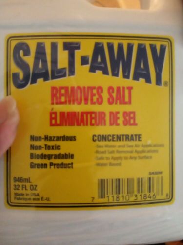 Salt-away salt remover sa32m 32 fl oz concentrate refill &amp; 6 fl oz mixing unit