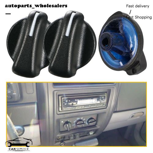 3pcs control knob fan speed heater a/c for 1999-06 jeep wrangler tj 5011218aa