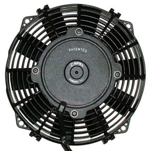 Spal 10&#034; low profile electric fan - black plastic straight style blades 30100360