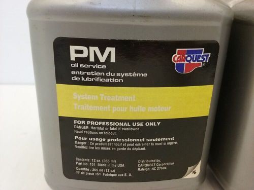 Carquest #151 pm oil service system treatment, 12 oz., (lot of 4) nnb