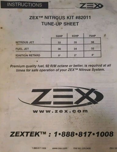 Zex dry nitrous controller module only for efi engine 55-75hp  - easy install