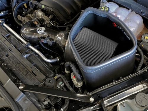 Afe track series carbon fiber cold air intake kit for 19-21 gm trucks 5.3l 6.2l