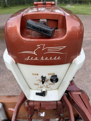 1956 johnson outboard 7.5hp sea horse motor vintage original condition