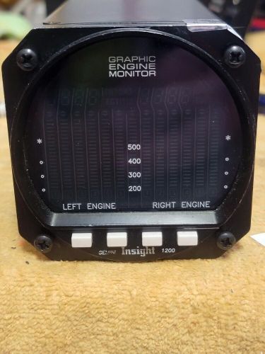 Insight gemini 1200 engine monitor tested working  programming available