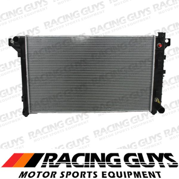 Cooling radiator replacement assembly 1994-2001 dodge ram 3.9l v6 5.2l v8 ohv