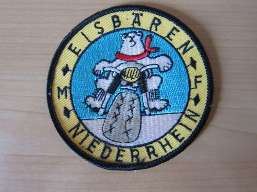 Mc patch ice bears mf lower rheine biker rocker hat patch motorcycle club-