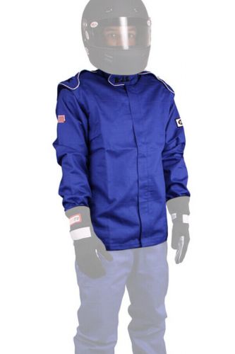 Rjs safety jacket blue small sfi-1 fr cotton 200400303