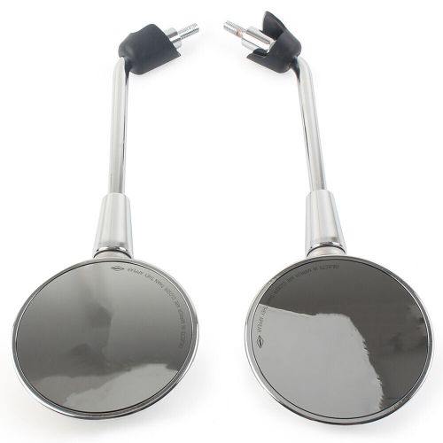 Rearview side mirrors for vespa gts gtv 125 200 300ie sprint primavera150 chrome