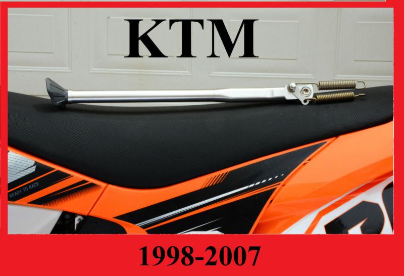  side stand ktm exc/ kickstand ktm 1998-2007complete kit. new!