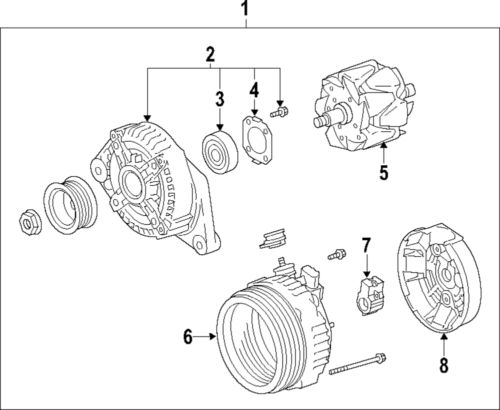 Genuine toyota holder assembly  alternator brush 27370-0f060