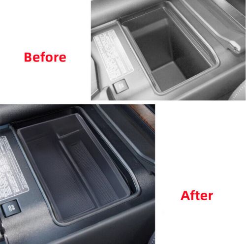 For toyota land cruiser lc300 22-2023 black armrest storage box organizer holder