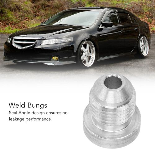 6an an6 weld bungs 2pcs weld on bung fitting hose adapter replacement for acura