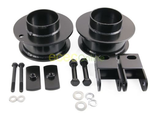 3&#034; front lift steel leveling kit + shock extenders - for 2013+ ram 2500 3500 4wd