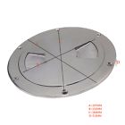 6&#034;marine screw out deck plate inspection hatch 316 stainless steel access boat