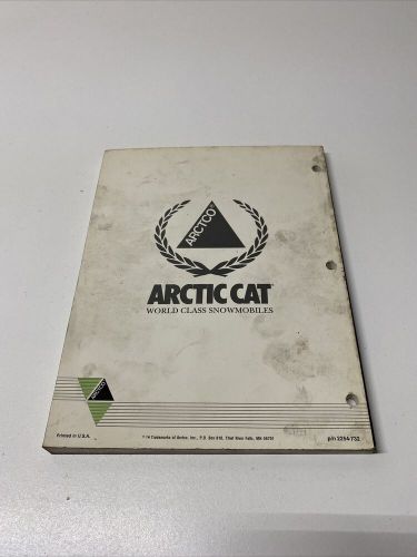 1992 arctic cat prowler pantera service manual 2254-732