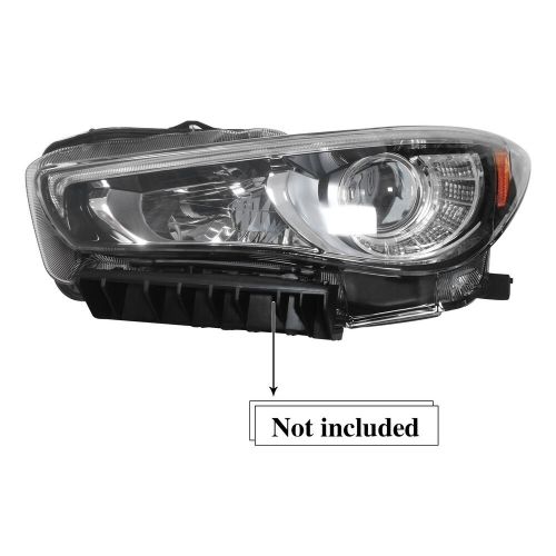 New for 2014-2022 infiniti q50 left driver side led headlight projector headlamp