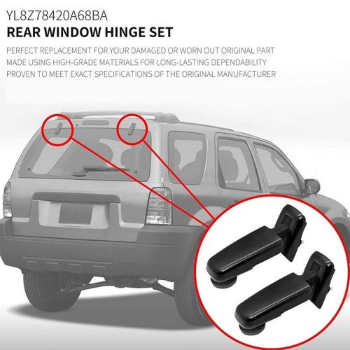 Rear window hinge set tailgate hinges and right suitable for es8276-