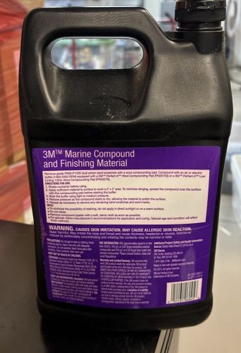 3m 06045 marine compound and finishing material 1 gallon 128 fl oz retails $145