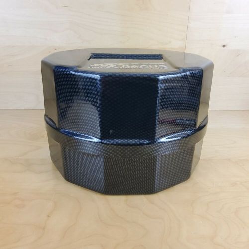 Sachs race engineering black carbon fibre effect container tub nut shaped