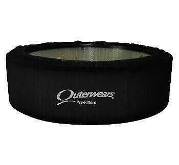 Outerwear black 14 x 4 air cleaner dirt racing modified ump imca outer wear blk