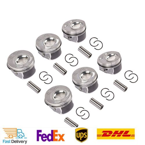 6x Φ89.01mm / Φ20mm pistons rings set for audi q7 vw passat cc touareg 3.6 vr6