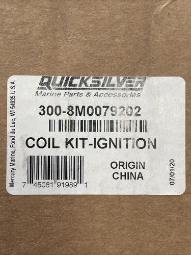 New oem quicksilver ignition coil 300-8m0079202 mercruiser gm v-6 and v-8