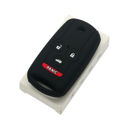 Silicone case cover fit for honda accord acura tl tsx flip remote key 4 button