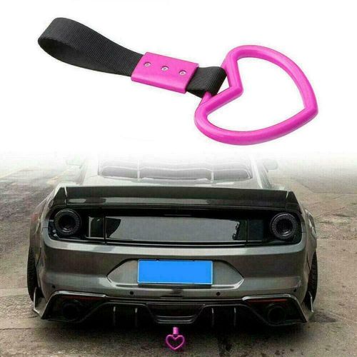 Heart jdm hanging subway train bus handle hook strap tow styling= x0f5