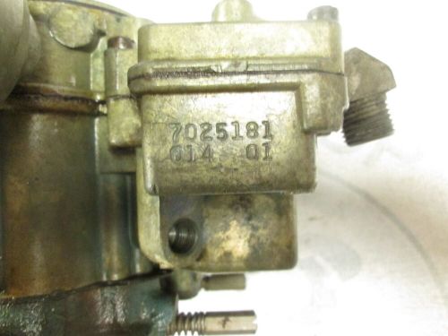 7025181 omc rochester 2bbl carburetor for buick v6 stern drive