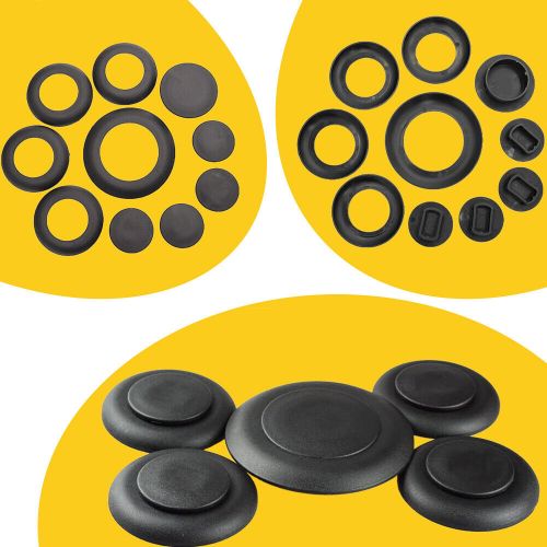 New 11 thru 23 super duty 5th wheel hitch puck cover plug trim ring kit for ford