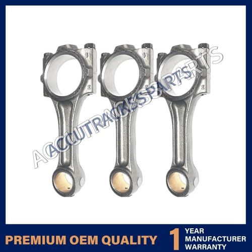 3x connecting rod 119717-23000 compatible for yanmar 3tnv76 engine