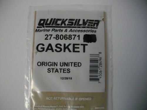 Mercury quicksilver mercruiser 27-806871 gasket oem pack of 4 each thermostat