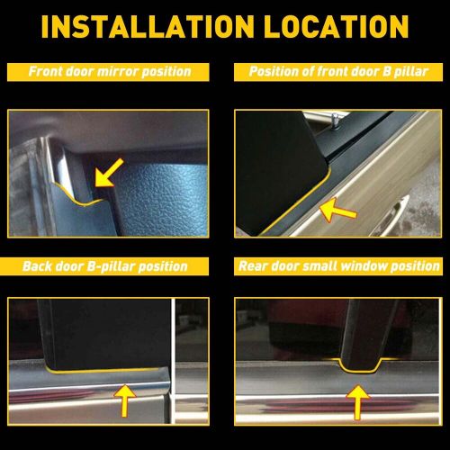 4m car door trunk seal strip weather strip edge decoration accessories universal