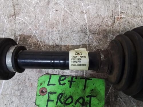 2024 hyundai santacruz driver left side front axle shaft oem id 49500k5600