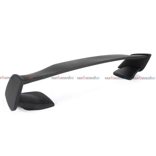 For 15-21 subaru wrx sti oe-style painted black highkick rear trunk spoiler wing