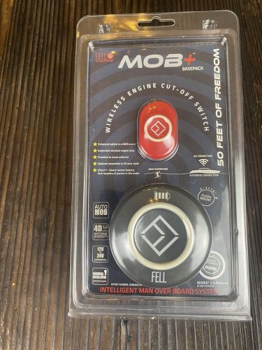 Fell marine mob wireless engine cut-off switch basepack &amp; red xband new in box