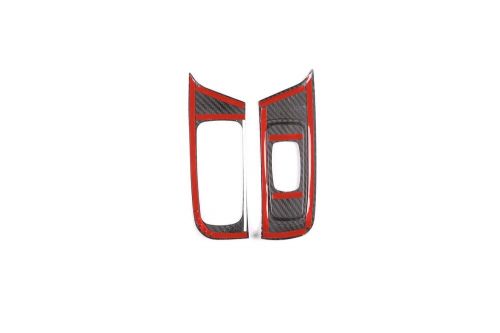 Carbon fiber window switch panel cover for porsche 718 boxster cayman 2016-2020-