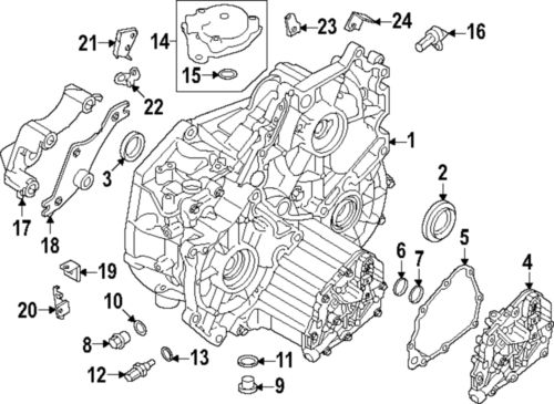 Genuine mitsubishi trans-axle/motor 2700a232