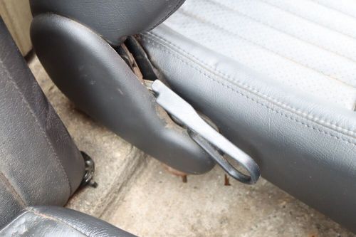 2000-2002 firebird trans am ebony black leather seats front &amp; rear used oem gm